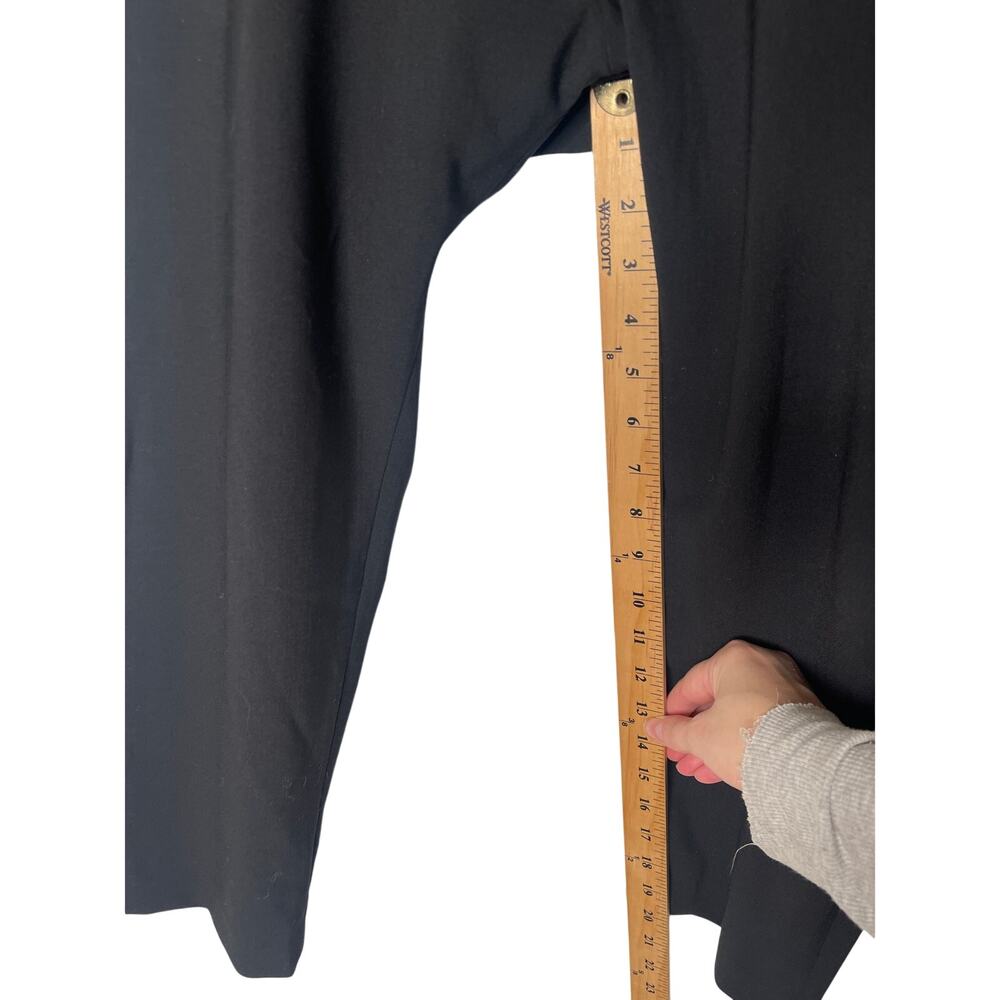 Nili Lotan 2 Wool Elastic Waist Paris Pants $495 Drawstring Slouchy Jet Black - Picture 9 of 10